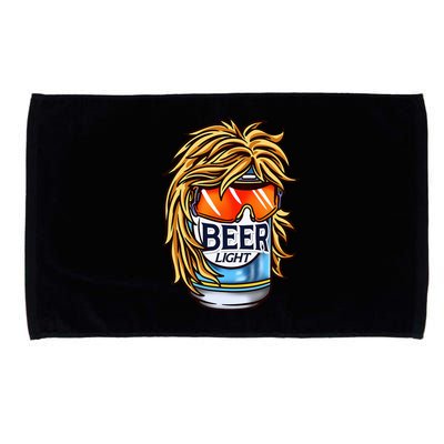 Funny Beer Drinking Funny Redneck Mullet Microfiber Hand Towel
