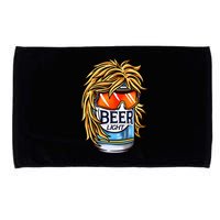 Funny Beer Drinking Funny Redneck Mullet Microfiber Hand Towel