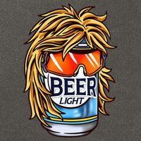 Funny Beer Drinking Funny Redneck Mullet Cotton Canvas Backpack