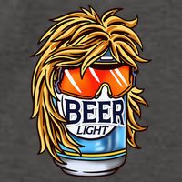 Funny Beer Drinking Funny Redneck Mullet Vector Backpack