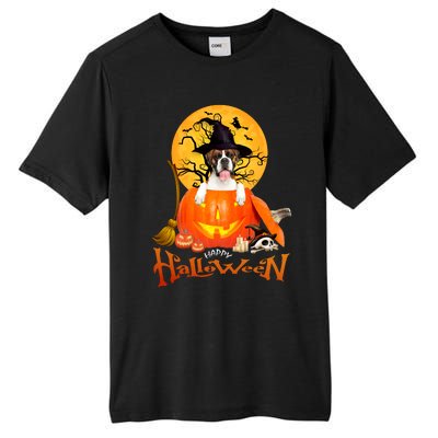 Funny Boxer Dog Spooky Halloween Tall Fusion ChromaSoft Performance T-Shirt