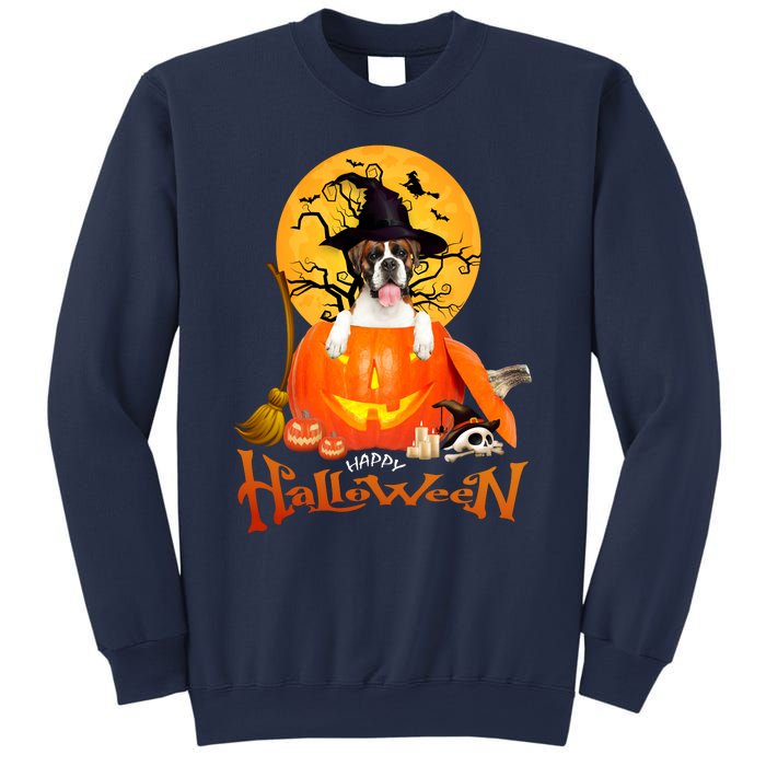 Funny Boxer Dog Spooky Halloween Sweatshirt