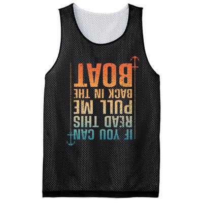 Funny Boating Design Boating Boater Boat Owner Mesh Reversible Basketball Jersey Tank