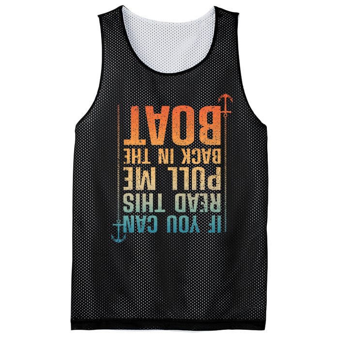 Funny Boating Design Boating Boater Boat Owner Mesh Reversible Basketball Jersey Tank