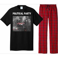 Funny Beer Drinking Founding Fathers Political Party Gift Pajama Set