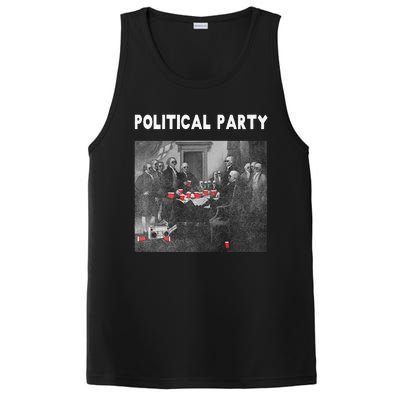 Funny Beer Drinking Founding Fathers Political Party Gift PosiCharge Competitor Tank