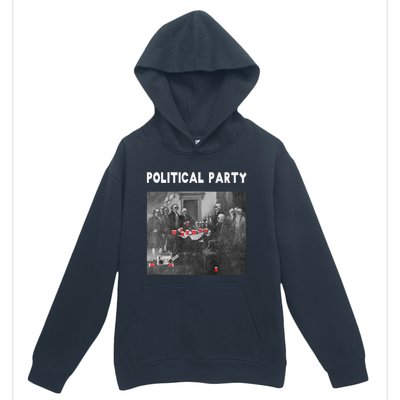 Funny Beer Drinking Founding Fathers Political Party Gift Urban Pullover Hoodie