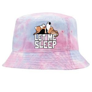 Funny Beagle Dog Let Me Sleep Cute Dog Tie-Dyed Bucket Hat