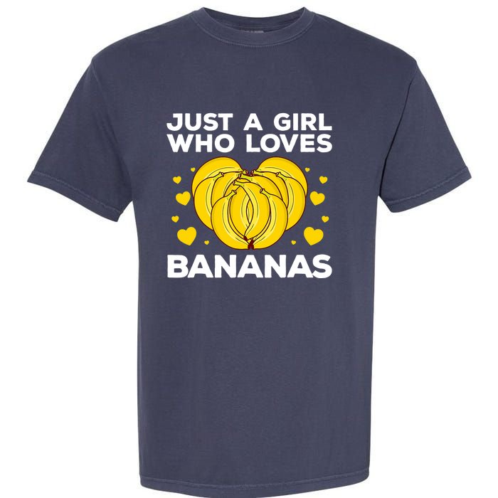 Funny Banana Design Wo Girl Banana Fruit Lovers Garment-Dyed Heavyweight T-Shirt