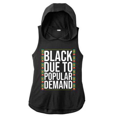 Funny Black Due To Ded Gift For Popular African Gift Ladies PosiCharge Tri-Blend Wicking Draft Hoodie Tank