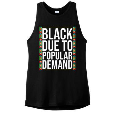 Funny Black Due To Ded Gift For Popular African Gift Ladies PosiCharge Tri-Blend Wicking Tank