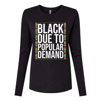 Funny Black Due To Ded Gift For Popular African Gift Womens Cotton Relaxed Long Sleeve T-Shirt