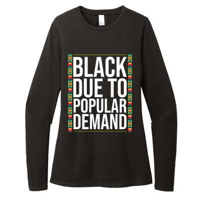 Funny Black Due To Ded Gift For Popular African Gift Womens CVC Long Sleeve Shirt