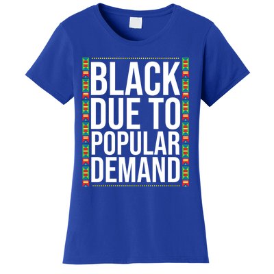 Funny Black Due To Ded Gift For Popular African Gift Women's T-Shirt