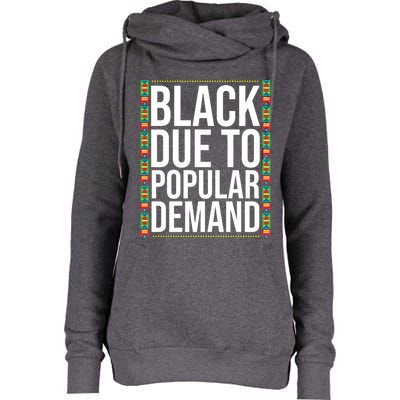 Funny Black Due To Ded Gift For Popular African Gift Womens Funnel Neck Pullover Hood