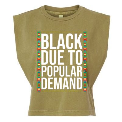 Funny Black Due To Ded Gift For Popular African Gift Garment-Dyed Women's Muscle Tee