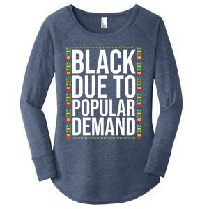 Funny Black Due To Ded Gift For Popular African Gift Women's Perfect Tri Tunic Long Sleeve Shirt