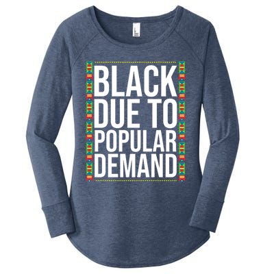 Funny Black Due To Ded Gift For Popular African Gift Women's Perfect Tri Tunic Long Sleeve Shirt