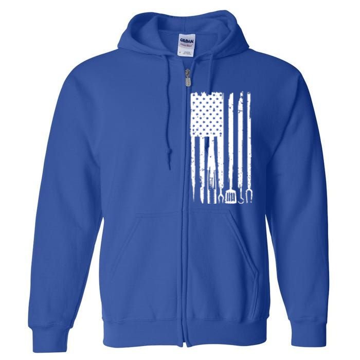 Funny Bbq Design For Fans Of Grilling Full Zip Hoodie