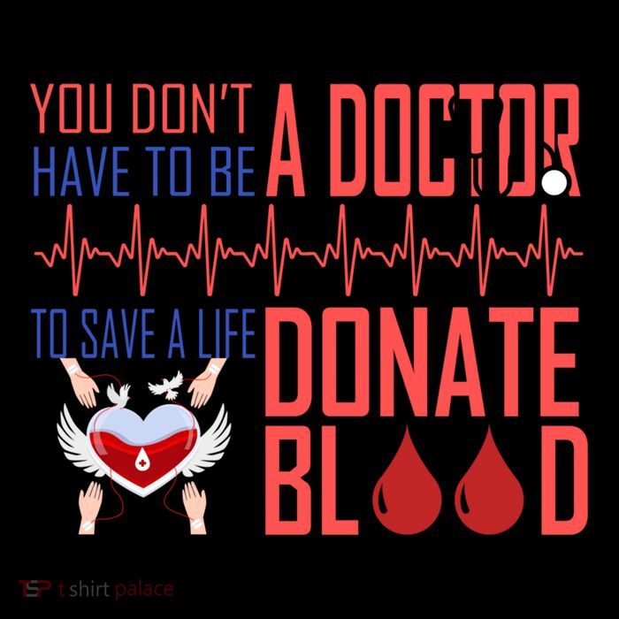 Funny Blood Donor You Don't Have To Be A Doctor To Save Life Cute Gift Impact Tech Backpack