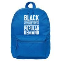 Funny Black Due To Ded Gift For Popular African Gift 16 in Basic Backpack