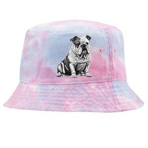 Funny Bulldog Dog Tie-Dyed Bucket Hat