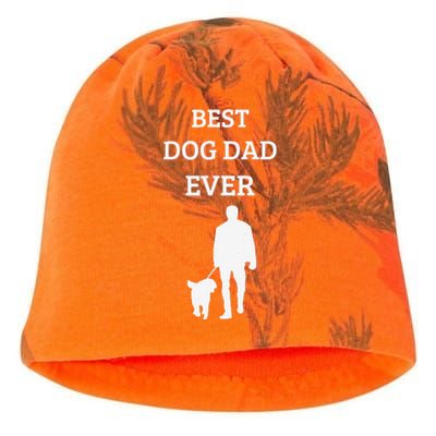 Funny Best Dog Dad Ever Fathers Day Gift For Dog Dads Kati - Camo Knit Beanie