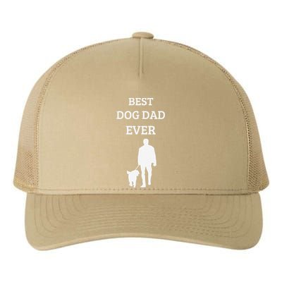 Funny Best Dog Dad Ever Fathers Day Gift For Dog Dads Yupoong Adult 5-Panel Trucker Hat