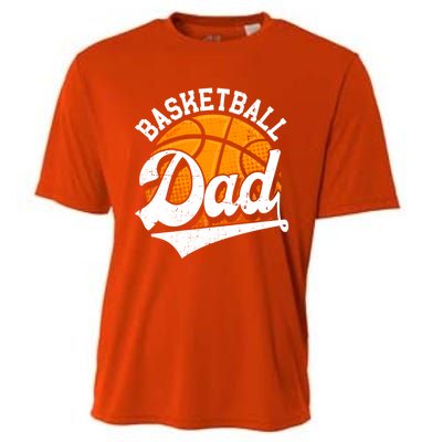 Funny Basketball Dad Daddy Fathers Day Papa Grandpa Gift Cooling Performance Crew T-Shirt