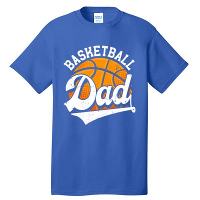 Funny Basketball Dad Daddy Fathers Day Papa Grandpa Gift Tall T-Shirt