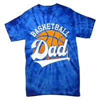 Funny Basketball Dad Daddy Fathers Day Papa Grandpa Gift Tie-Dye T-Shirt