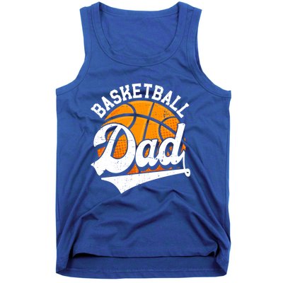 Funny Basketball Dad Daddy Fathers Day Papa Grandpa Gift Tank Top