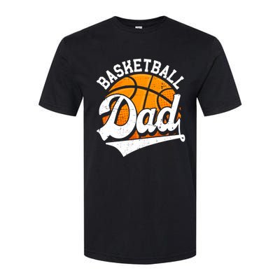 Funny Basketball Dad Daddy Fathers Day Papa Grandpa Gift Softstyle CVC T-Shirt