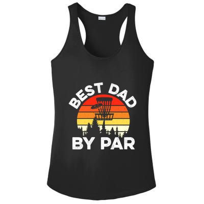 Funny Best Dad By Par FatherS Day Disc Golf Golfing Gift Ladies PosiCharge Competitor Racerback Tank