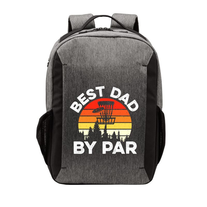 Funny Best Dad By Par FatherS Day Disc Golf Golfing Gift Vector Backpack