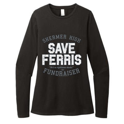 Ferris Bueller's Day Off Shermer High Save Ferris Cute Gift Womens CVC Long Sleeve Shirt