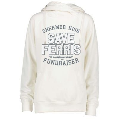 Ferris Bueller's Day Off Shermer High Save Ferris Cute Gift Womens Funnel Neck Pullover Hood