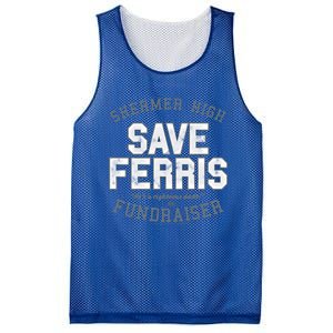 Ferris Bueller's Day Off Shermer High Save Ferris Cute Gift Mesh Reversible Basketball Jersey Tank