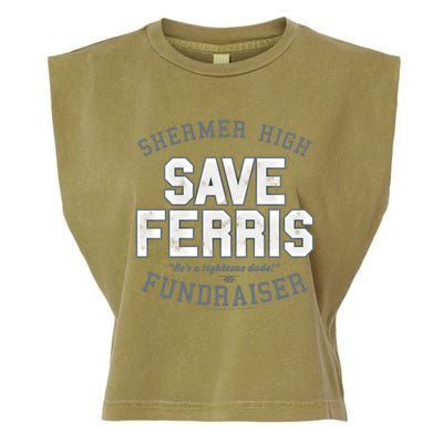 Ferris Bueller's Day Off Shermer High Save Ferris Cute Gift Garment-Dyed Women's Muscle Tee