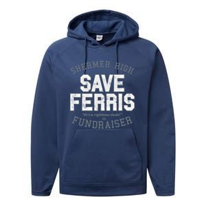 Ferris Bueller's Day Off Shermer High Save Ferris Cute Gift Performance Fleece Hoodie