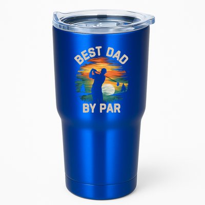 Funny Best Dad By Par Golf Lover FatherS Day Gift Tumbler