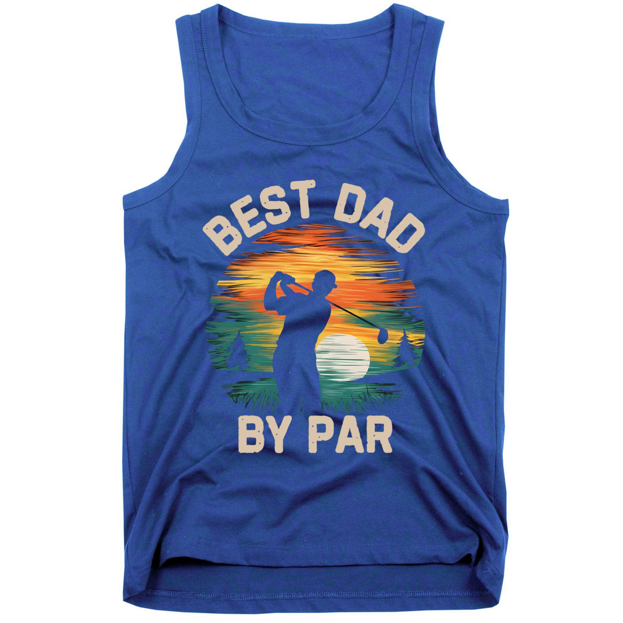 Funny Best Dad By Par Golf Lover FatherS Day Gift Tank Top