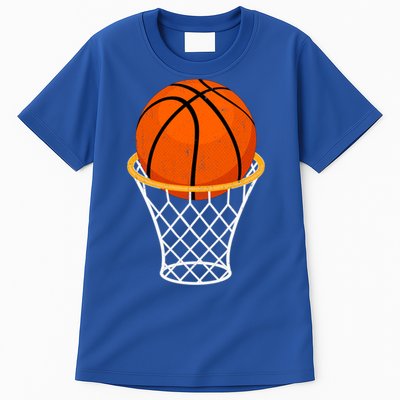Funny Basketball Design For Basketball Lover Dad Mom Son Cool Gift Tall T-Shirt