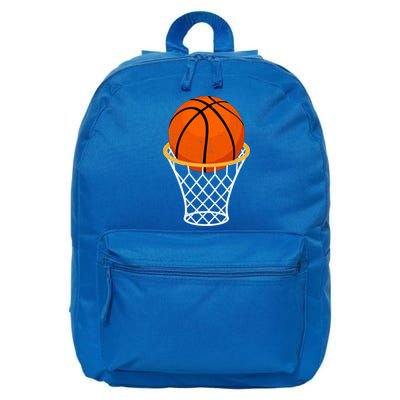 Funny Basketball Design For Basketball Lover Dad Mom Son Cool Gift 16 in Basic Backpack