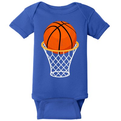 Funny Basketball Design For Basketball Lover Dad Mom Son Cool Gift Baby Bodysuit