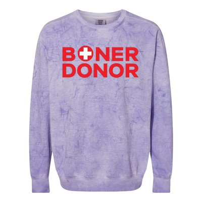 Funny Boner Donor Outfit Colorblast Crewneck Sweatshirt