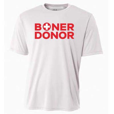 Funny Boner Donor Outfit Cooling Performance Crew T-Shirt