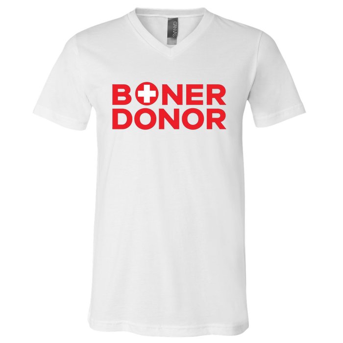 Funny Boner Donor Outfit V-Neck T-Shirt