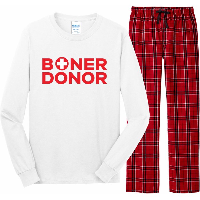 Funny Boner Donor Outfit Long Sleeve Pajama Set