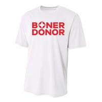 Funny Boner Donor Outfit Performance Sprint T-Shirt